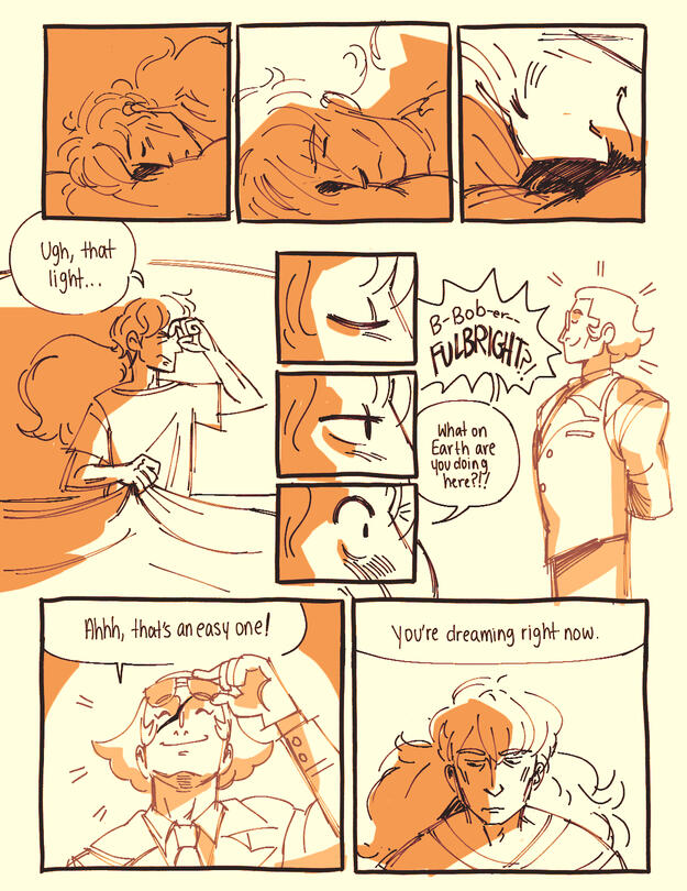 Page 1 of an Ace Attorney fancomic.