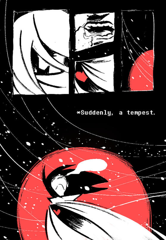 Single page Deltarune comic using text from the game's script.