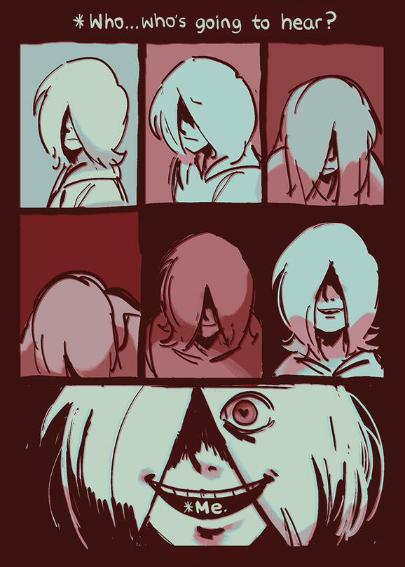 Single page Deltarune comic using text from the game's script.